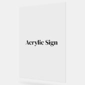 Maak Uw Eigen Aangepaste 24" x 36" Acryl Bord (Hoek)