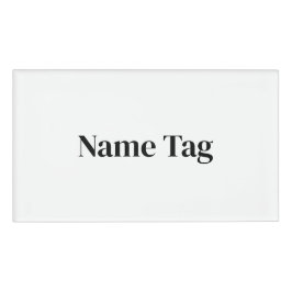 Maak uw eigen aangepaste 3,5" x 2" naambadge