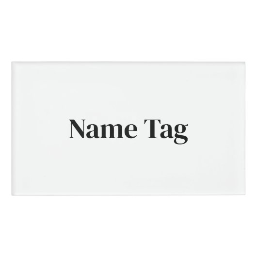 Maak uw eigen aangepaste 3,5" x 2" naambadge (Voorkant)