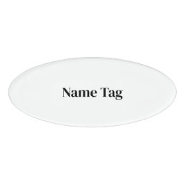 Maak uw eigen aangepaste 3" x 1.125" naambadge
