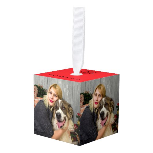 Maak Uw Eigen Aangepaste 4 Foto Collage Decoratie (Voorkant hoekig)