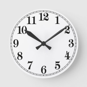Maak Uw Eigen Aangepaste 8" Wandklok