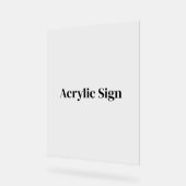 Maak Uw Eigen Aangepaste 8" x 10" Acryl Bord (Hoek)