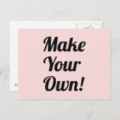 Maak uw eigen aangepaste afdrukken briefkaart (Voorkant / Achterkant)