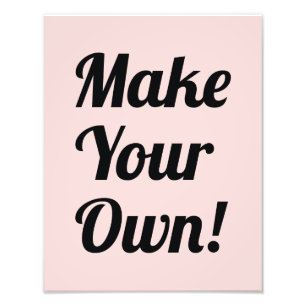 Maak uw eigen aangepaste afdrukken foto afdruk