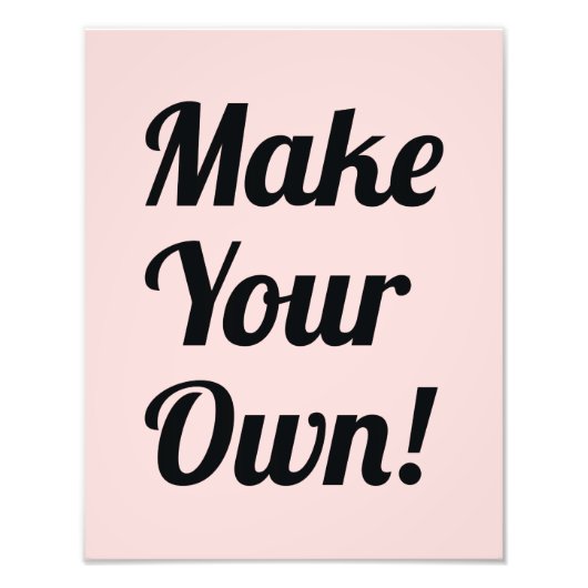 Maak uw eigen aangepaste afdrukken foto afdruk (Voorkant)