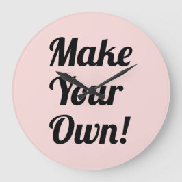 Maak uw eigen aangepaste afdrukken grote klok