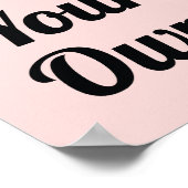 Maak uw eigen aangepaste afdrukken poster (Hoek)