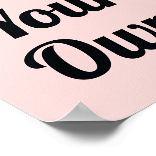 Maak uw eigen aangepaste afdrukken poster (Hoek)