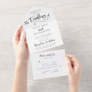 Maak Uw Eigen Aangepaste All In One Uitnodiging