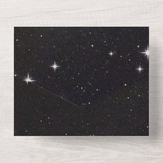 Maak Uw Eigen Aangepaste All In One Uitnodiging (Achterkant)