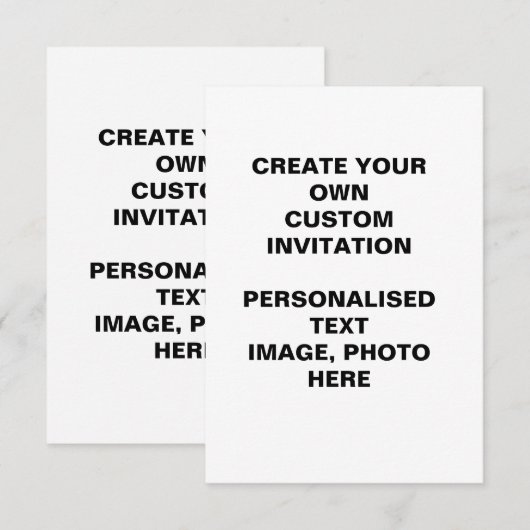 Maak uw eigen aangepaste bedankkaart (Voorkant / Achterkant)