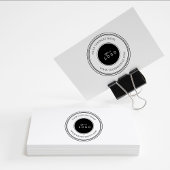 Maak uw eigen aangepaste bedrijfslogo Bedrijfsinfo Rubberstempel