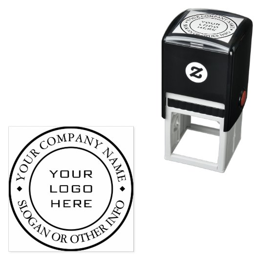 Maak uw eigen aangepaste bedrijfslogo Zelf-inktmid Zelfinktende Stempel (In situ)
