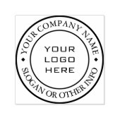 Maak uw eigen aangepaste bedrijfslogo Zelf-inktmid Zelfinktende Stempel (Design)