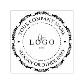 Maak uw eigen aangepaste bedrijfslogo  zelfinktende stempel (Design)