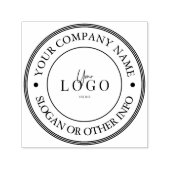 Maak uw eigen aangepaste bedrijfslogo zelfinktende stempel (Design)