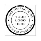 Maak uw eigen aangepaste bedrijfslogo  zelfinktende stempel (Design)