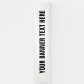 Maak uw eigen aangepaste binnen- of buitenbanner spandoek (Verticaal)