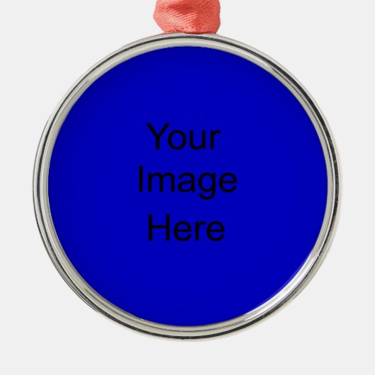 Maak uw eigen aangepaste cirkelvormig ornament bla (Voorkant)