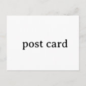 Maak uw eigen aangepaste eenvoudige ontwerp ansich briefkaart (Voorkant)
