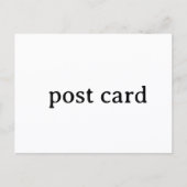 Maak uw eigen aangepaste eenvoudige ontwerp ansich briefkaart (Voorkant)