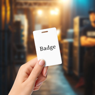 Maak Uw Eigen Aangepaste Eenvoudige Ontwerp Badge