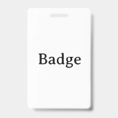 Maak Uw Eigen Aangepaste Eenvoudige Ontwerp Badge (Voorzijde)