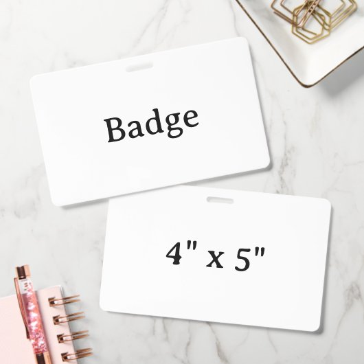 Maak Uw Eigen Aangepaste Eenvoudige Ontwerp Badge (Kantoor)