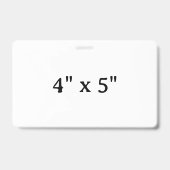 Maak Uw Eigen Aangepaste Eenvoudige Ontwerp Badge (Achterkant)