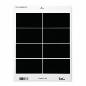 Maak Uw Eigen Aangepaste Etiket (Full Sheet)