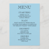 Maak uw eigen aangepaste evenementen/restaurantmen menu (Voorkant)