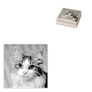 Maak uw eigen aangepaste foto Huisdier Kat Hond Di Rubberstempel