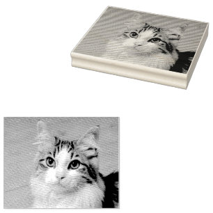 Maak uw eigen aangepaste foto Huisdier Kat Hond Di Rubberstempel