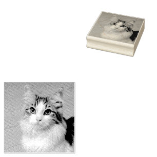 Maak uw eigen aangepaste foto Huisdier Kat Hond Di Rubberstempel