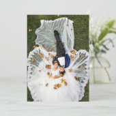 Maak Uw Eigen Aangepaste Foto Kaart (Staand voorkant)