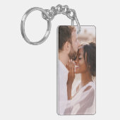 Maak Uw Eigen Aangepaste Foto Moderne Foto Sleutelhanger (Voorkant Links)