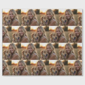 Maak uw eigen aangepaste foto op maat cadeaupapier (Vlak)