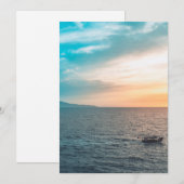 Maak uw eigen aangepaste foto plat bedankkaart (Voorkant / Achterkant)