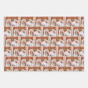 Maak uw eigen aangepaste fotopatroon inpakpapier vel