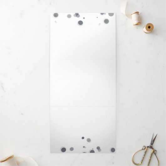 Maak uw eigen aangepaste gepersonaliseerde drieluik uitnodiging (Buitenkant)