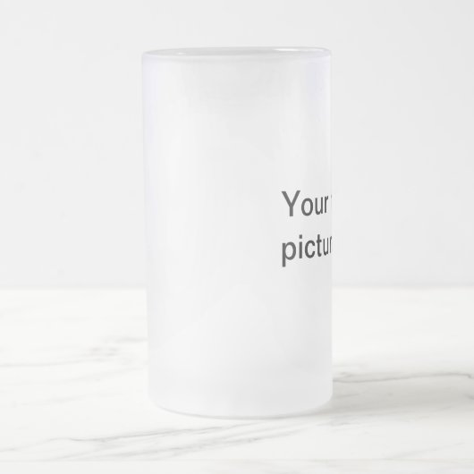 Maak uw eigen aangepaste, gepersonaliseerde glas matglas bierpul (Center)