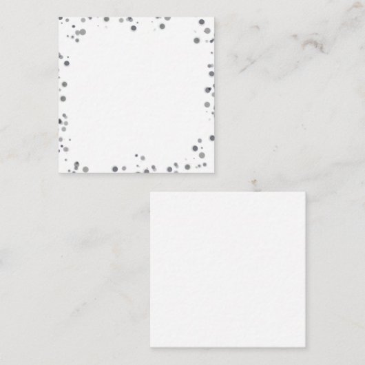 Maak Uw Eigen Aangepaste Gepersonaliseerde Informatiekaartje (Voorkant / Achterkant)