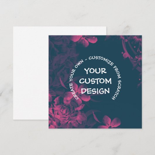 Maak Uw Eigen Aangepaste Gepersonaliseerde Kaart (Voorkant / Achterkant)