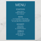 Maak Uw Eigen Aangepaste Gepersonaliseerde Menu (Voorkant)