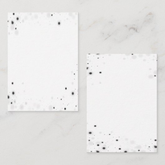 Maak Uw Eigen Aangepaste Gepersonaliseerde Notitiekaartje (Voorkant / Achterkant)