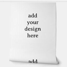 Maak uw eigen aangepaste gladde vinyl 2' x 10' behang