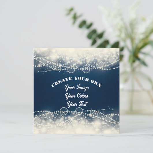 Maak Uw Eigen Aangepaste Kaart (Staand voorkant)