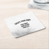 Maak Uw Eigen Aangepaste Kartonnen Onderzetters (Schuin)