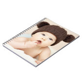 Maak Uw Eigen Aangepaste Kinderen Foto Modern Notitieboek (Linkerzijde)